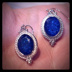Blue Stone Earings